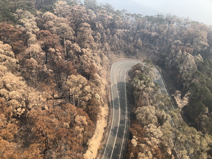 Safety first: Kings Highway closed for a month or more as fires continue to burn