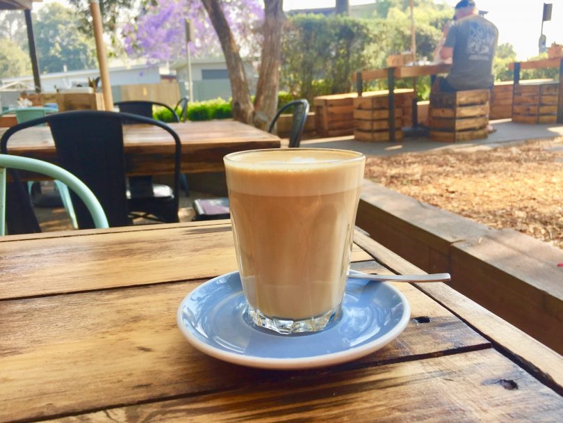 Large and relaxed, Mossy Cafe. Photo: Lisa Herbert