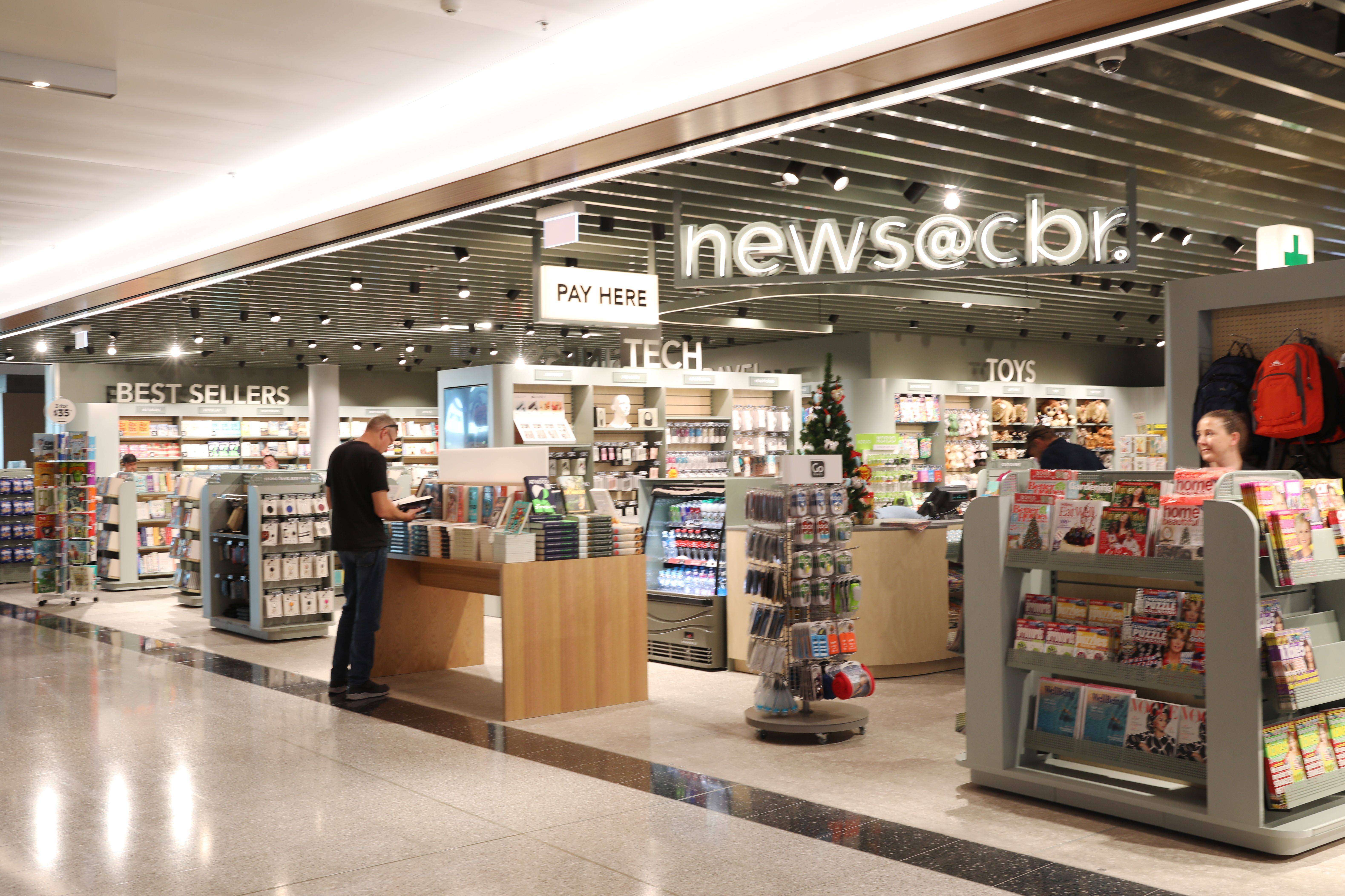 Canberra Airport unveils new retail spaces, café and restaurants
