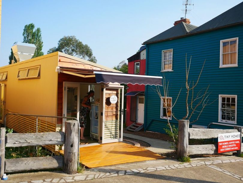 Peckish? a tiny house eatery has opened in Cobargo to meet all your drive by or settle in food needs. Photo: Facebook. 