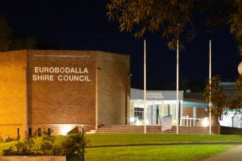 Exterior of Eurobodalla Shire Council chambers.