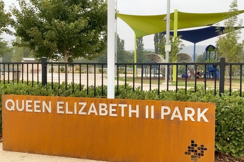 Queen Elizabeth II Park at Queanbeyan.