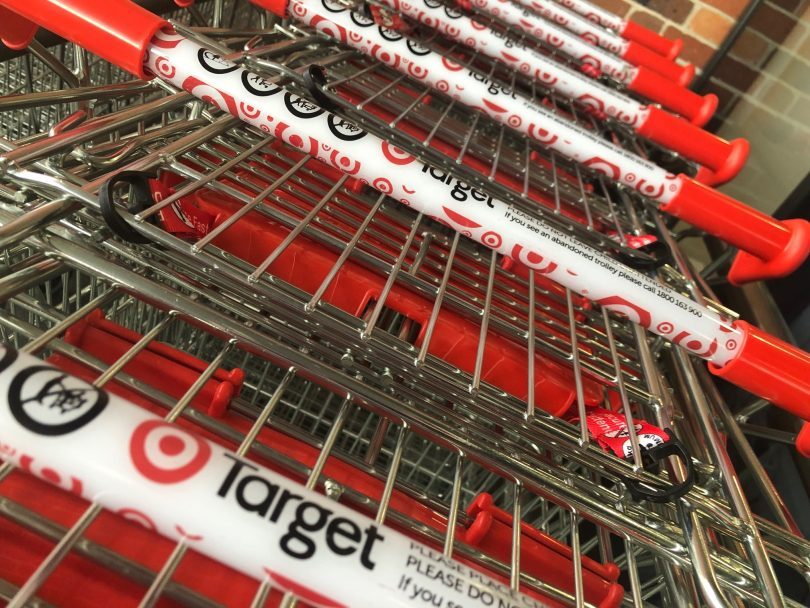 Target store trolleys.