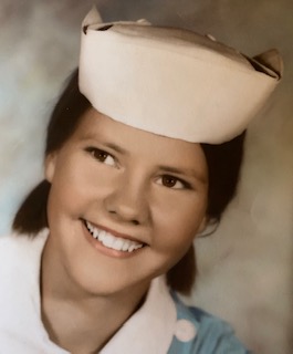 Nursing cadet photo of 16-year-old Marilyn Wales.