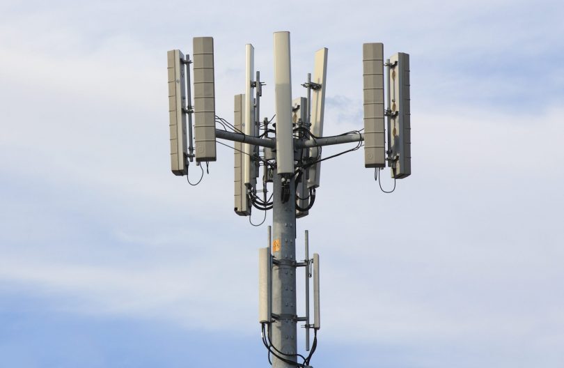 Mobile phone tower.
