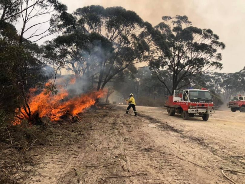 NSW RFS Southern Tablelands Zone firefighters.