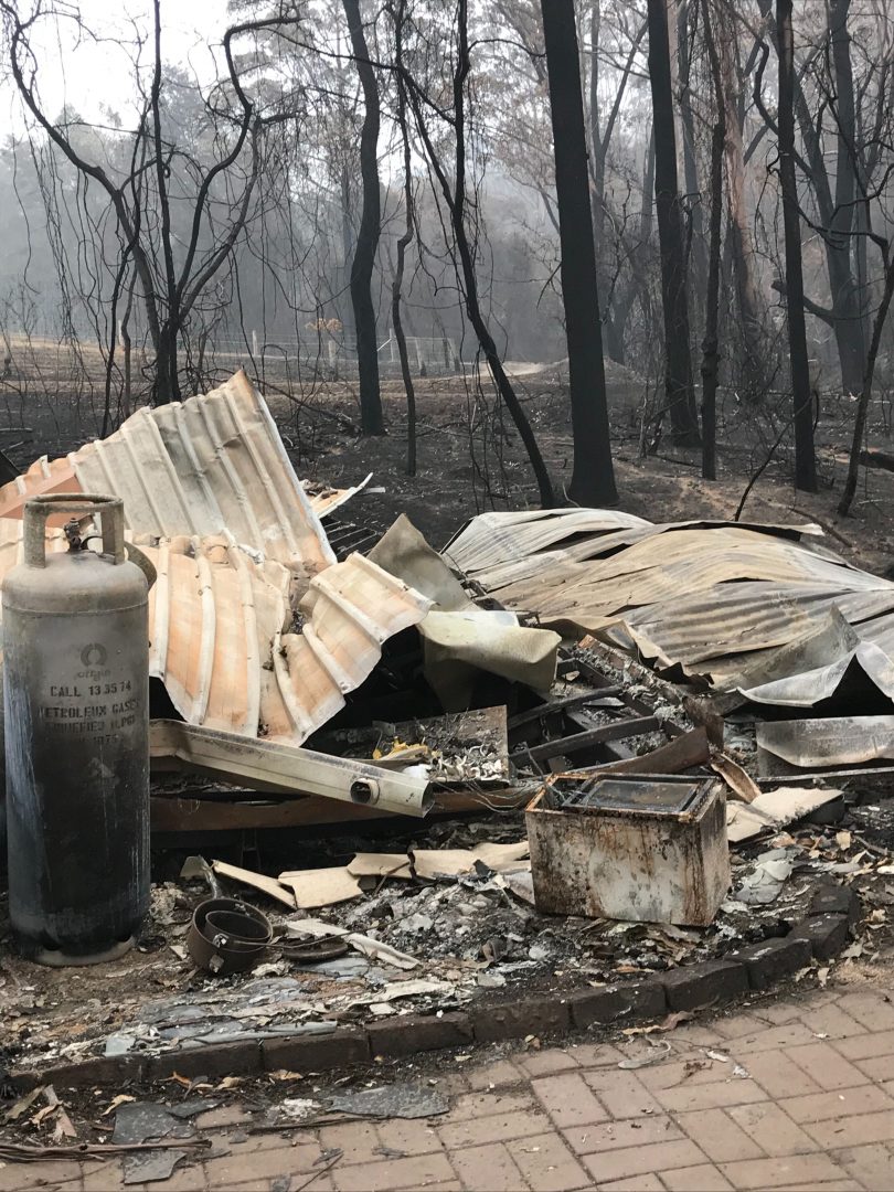 bushfire damage