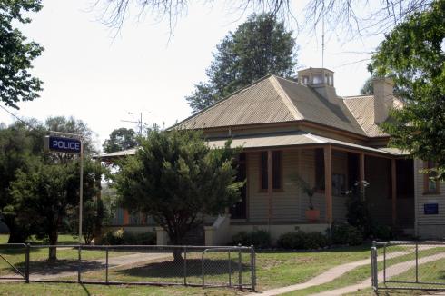 Exterior of the former Adelong Police Station.
