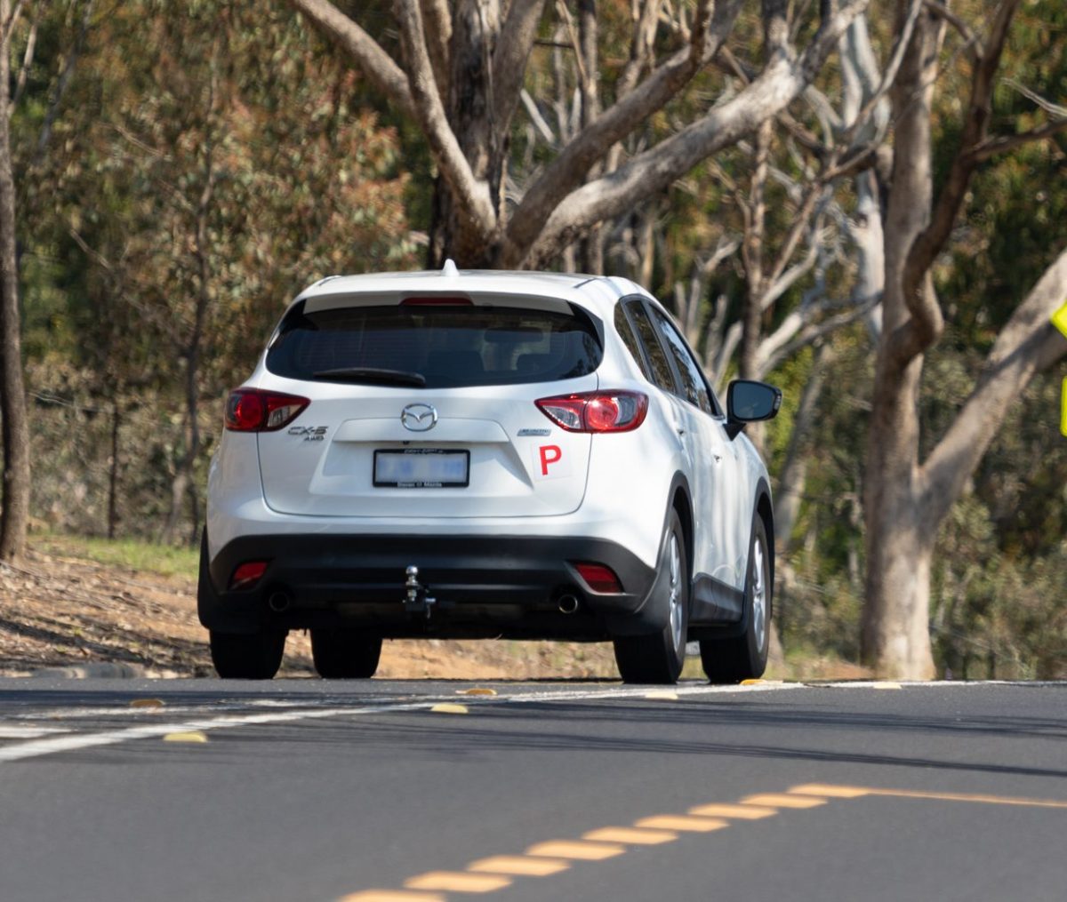 P-plated car