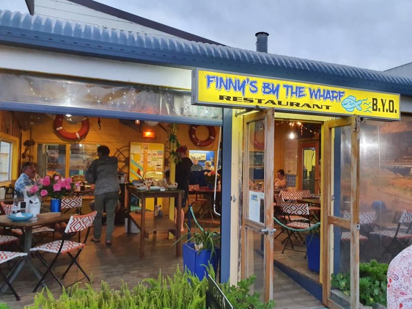 Finny's by the Wharf restaurant in Eden.