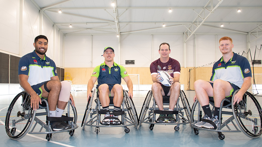Wheelchair rugby league on a roll in Queanbeyan