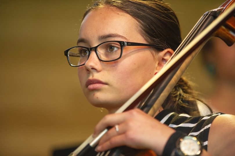 Nyah Cockle performing at 2019 Four Winds Spring Music Festival.