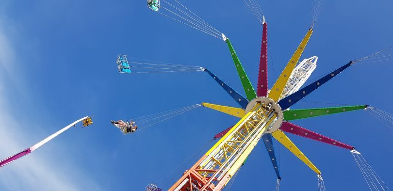 Carnival ride at Royal Canberra Show.