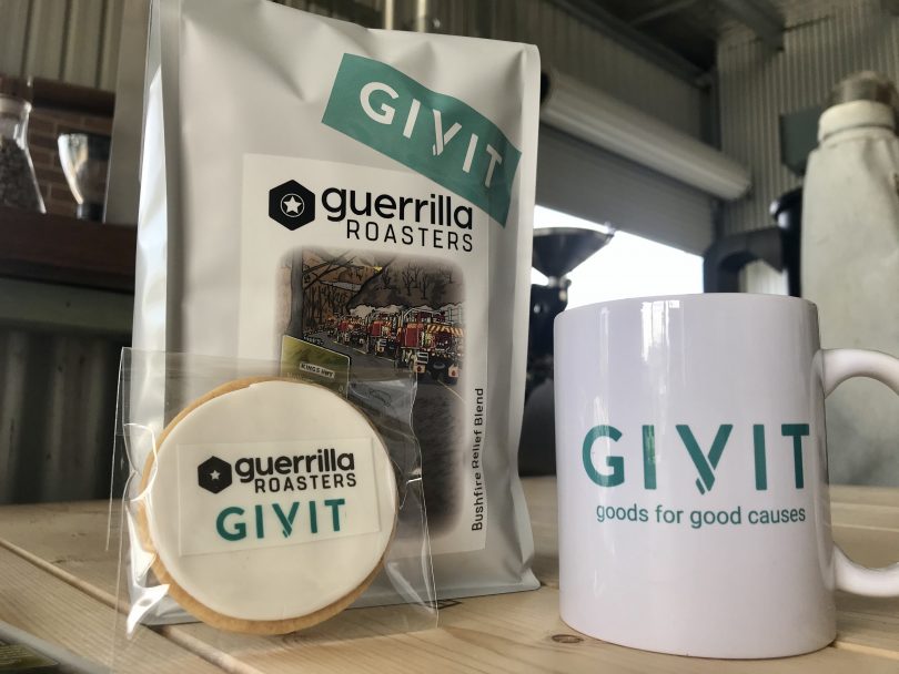 Products from Guerilla Roasters for A Very GIVIT Christmas.
