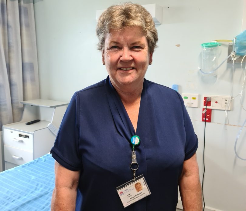 Nurse Lisa Wilson at Batemans Bay Hospital