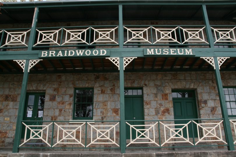 Exterior of Braidwood Museum.