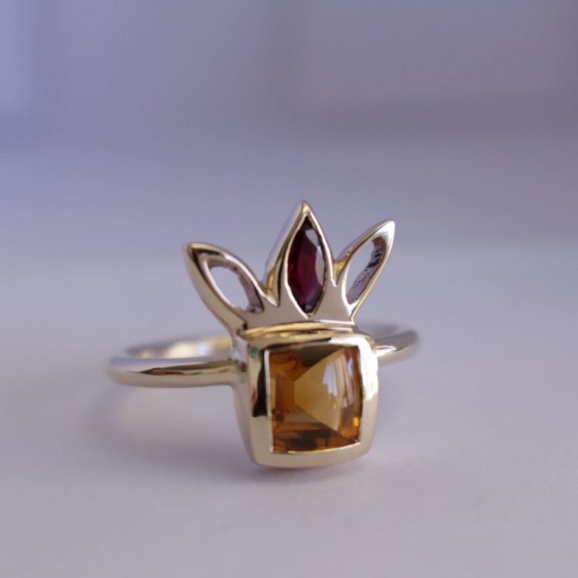Ring made by Traci Chambers.