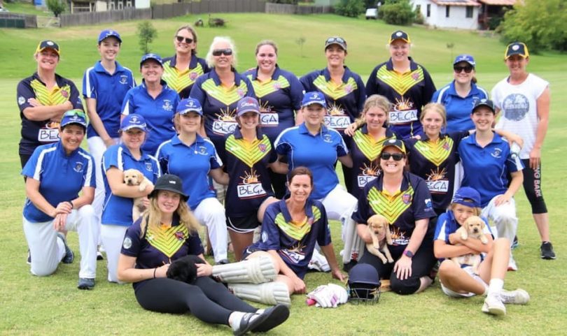 Bega/Angledale Cricket Club and Pambula Cricket Club's women's teams.