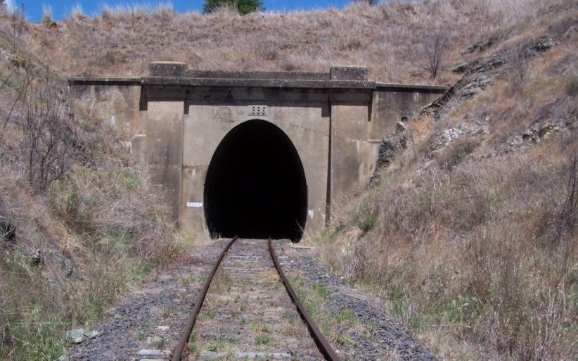 Entrance to Carcoar Tunnel.