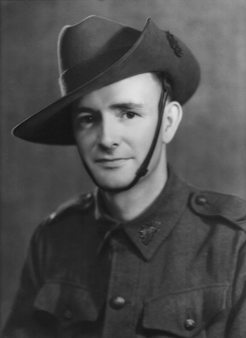 Historical photo of soldier Bill Corby.