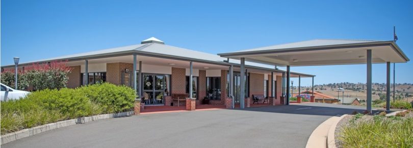 Exterior of St Lawrence Residential Aged Care facility.