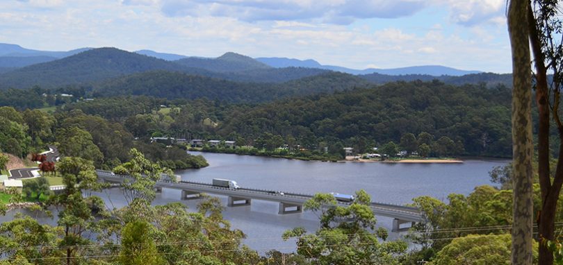 Artist's impression of new Nelligen Bridge.