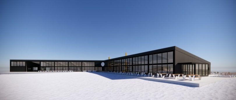 Artist's impression of the redeveloped Selwyn Snow Resort visitors centre.