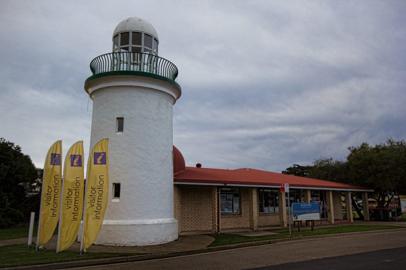 Exterior of Narooma Visitor Centre and Lighthouse Museum.
