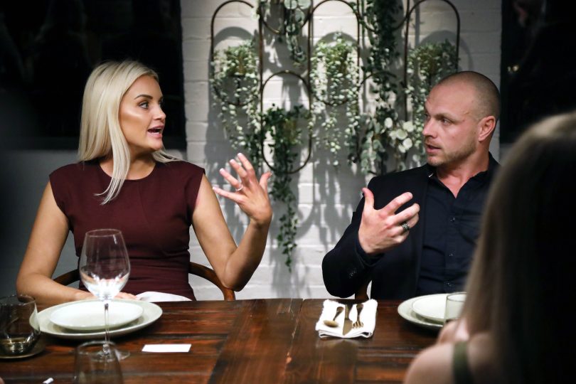 Samantha Harvey and Cameron Dunne on Married at First Sight.