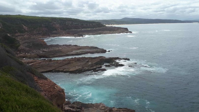 The cliffs of Tura Headland.