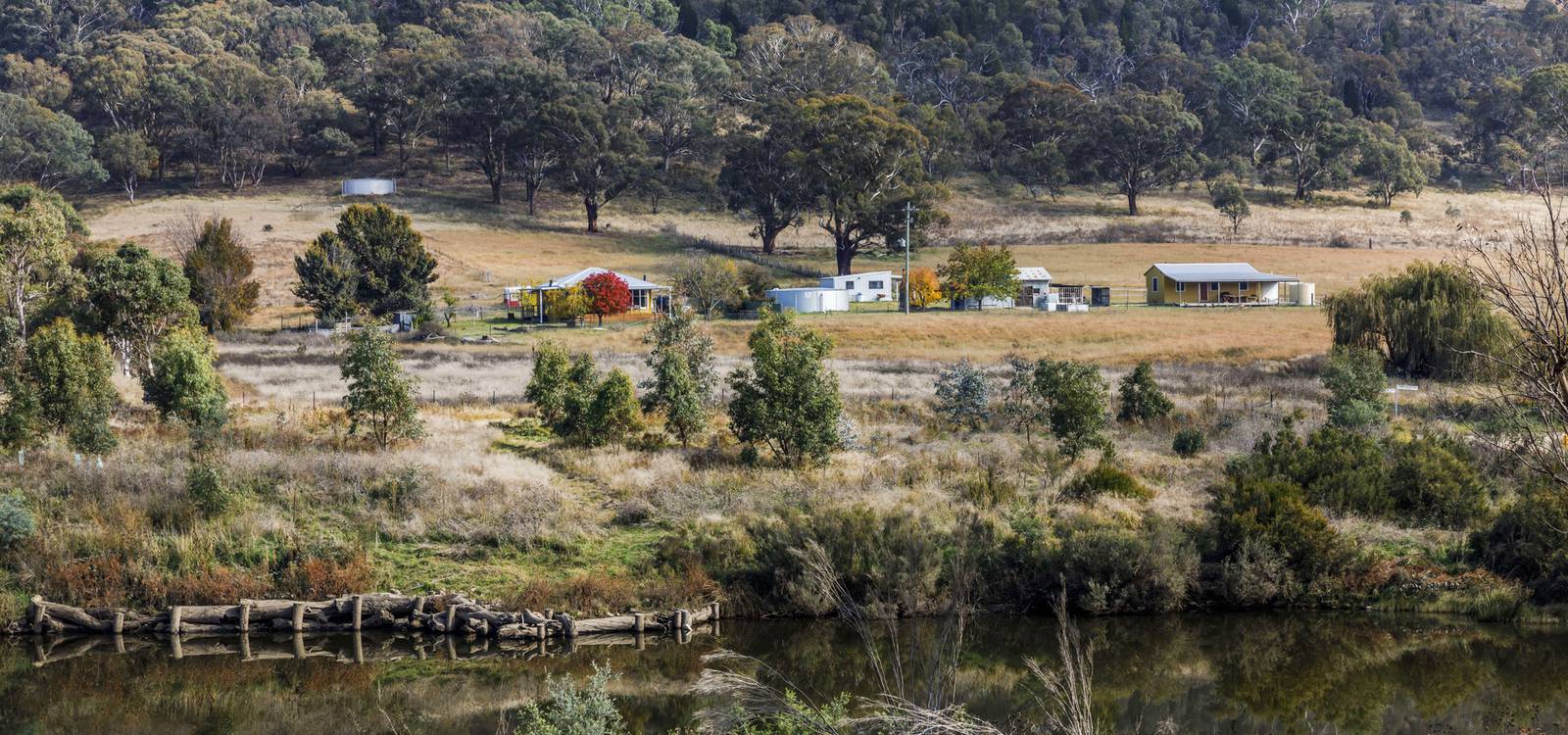 Pull your boots on and get back to nature at this riverfront escape