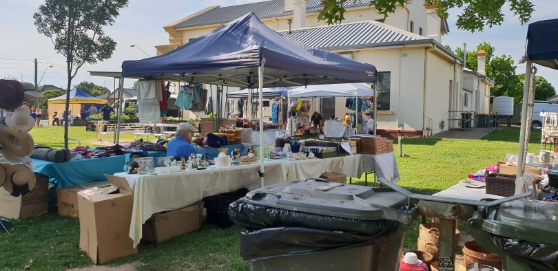 Market stall at Boorowa Rotary Makers and Growers Community Markets