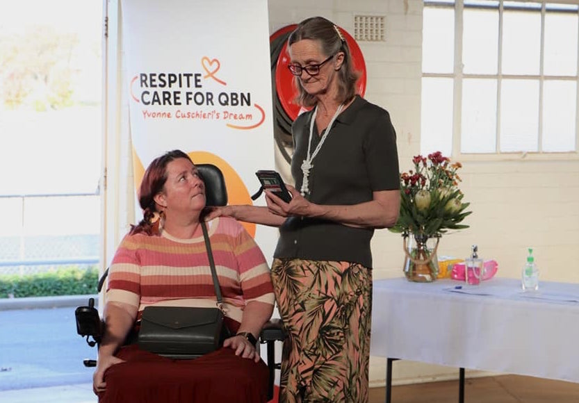 Speechless Tascha becomes the voice for a new respite care centre in Queanbeyan