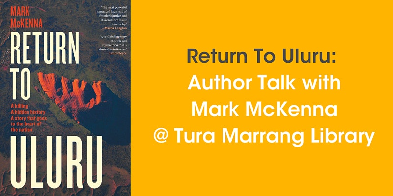 Promo for Mark McKenna talk at Tura