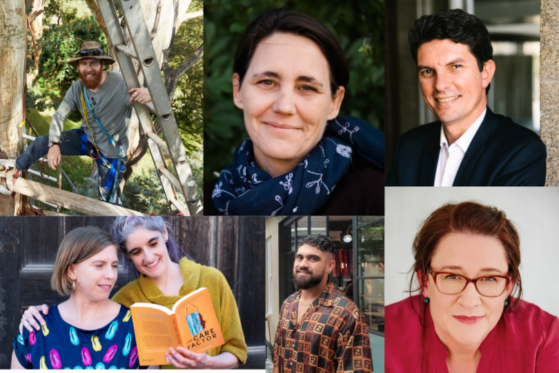 Collage of HeadLand Writers Festival authors