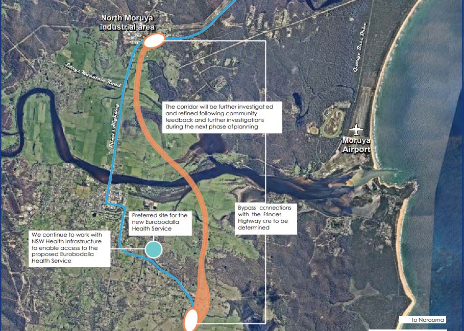 Time to have your say on the Moruya bypass route