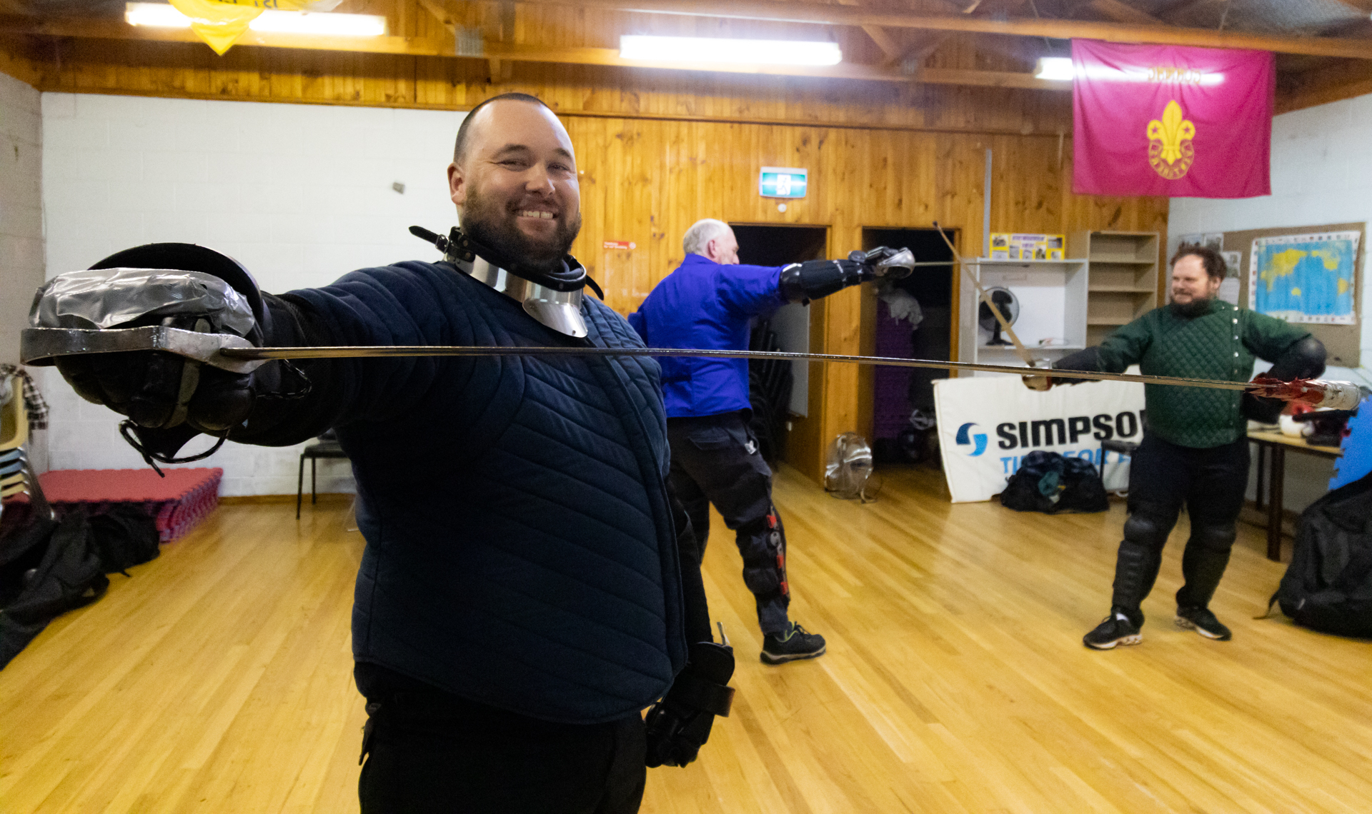 Sword fighting wields friendship and wellbeing in Gunning