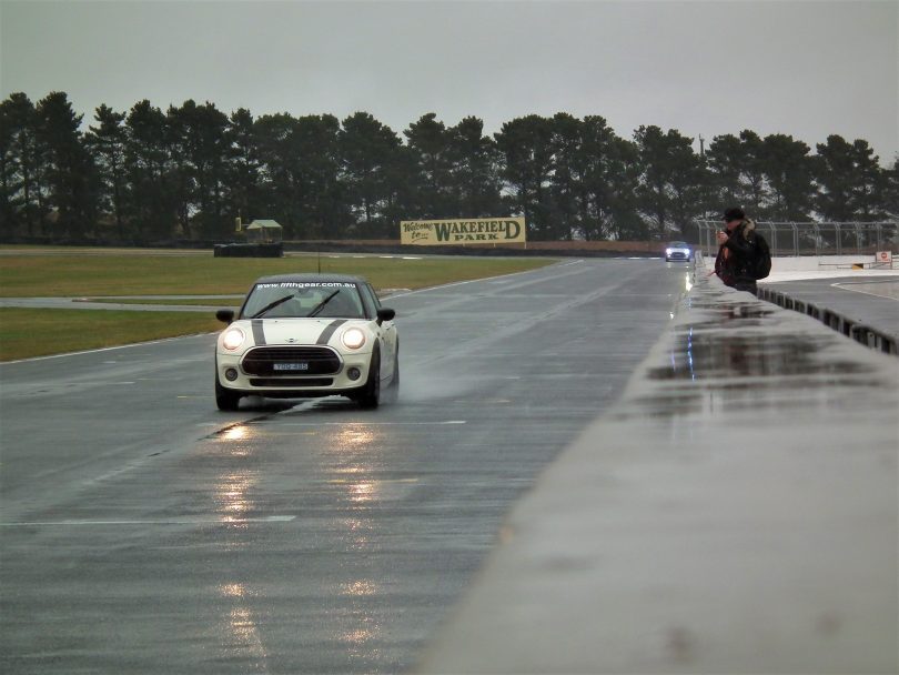 Driver training at Wakefield Park race track, near Goulburn