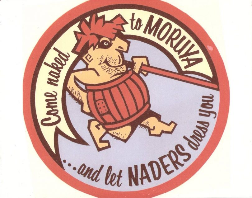 Advertisement for Naders store in Moruya