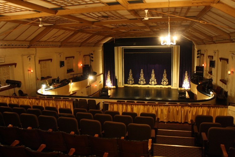 A stage and theatre seating