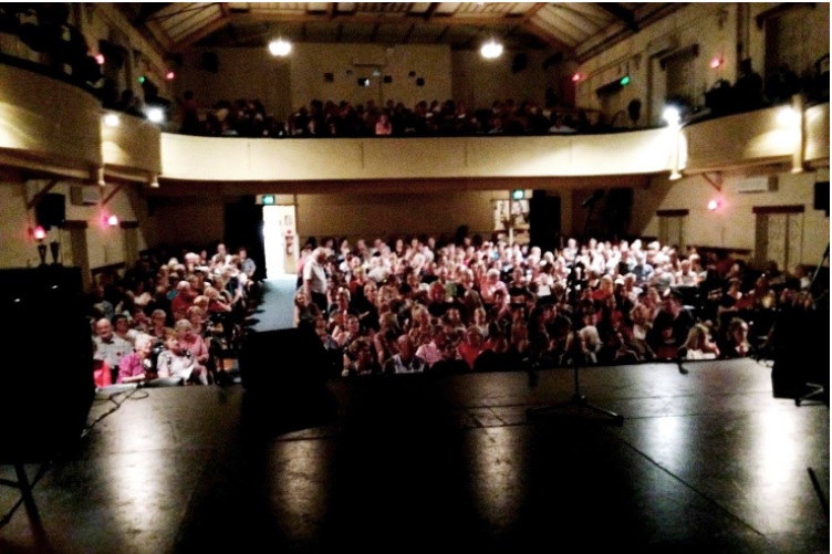 Audience at Montreal Theatre in Tumut