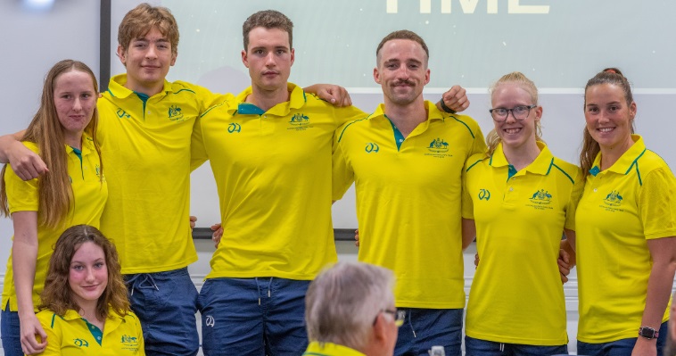 Members of the Australian Paralympic Games Swimming Team