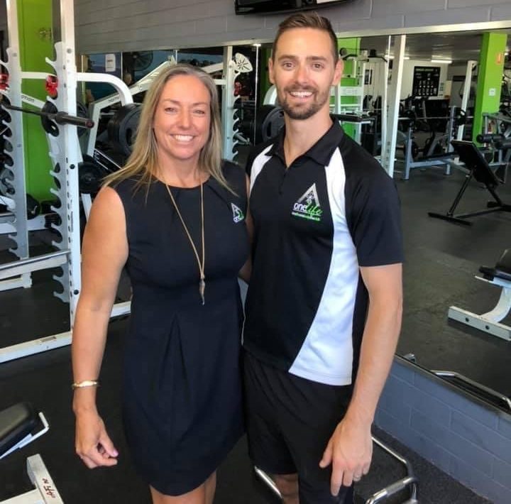 Tracey Innes and Mace Innes at Onelife Gym in Batemans Bay