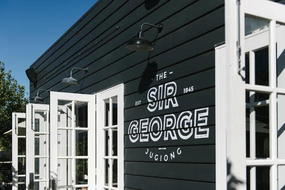 Exterior of The Sir George hotel in Jugiong