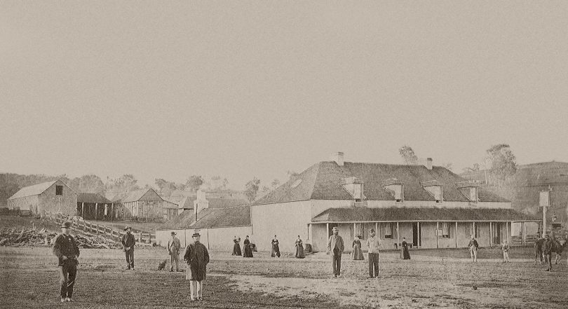 The Sir George hotel in Jugiong in 1852