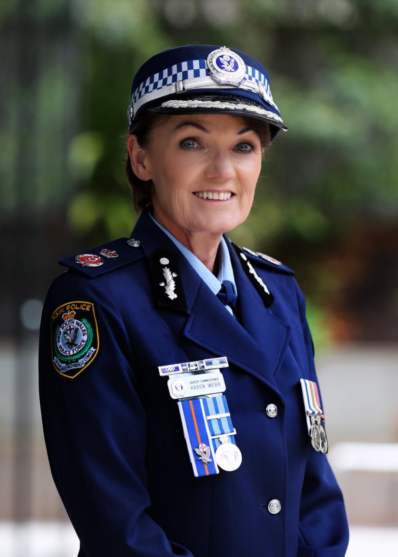 NSW Police Deputy Commissioner Karen Webb APM