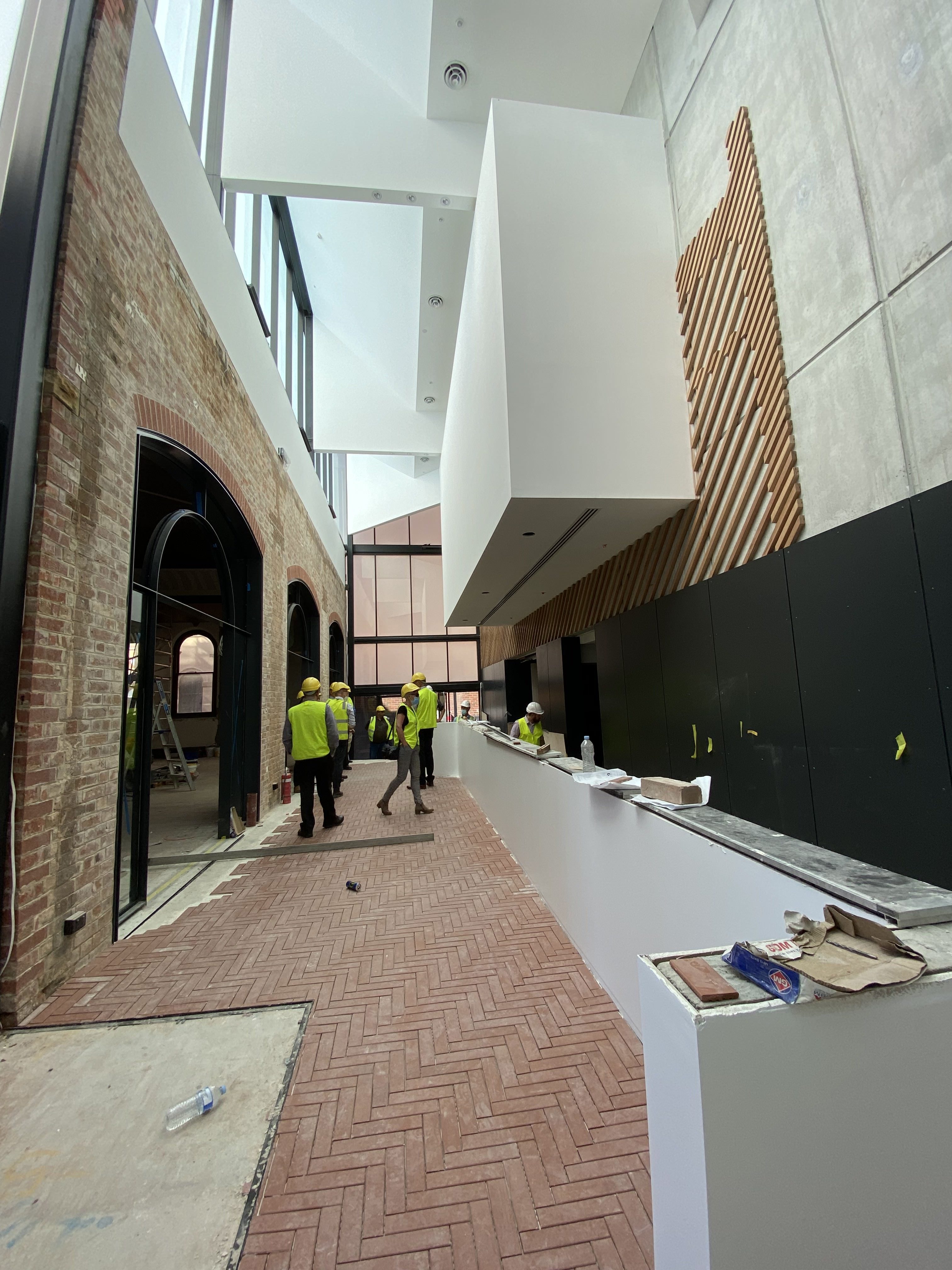 Construction work at Goulburn Performing Arts Centre
