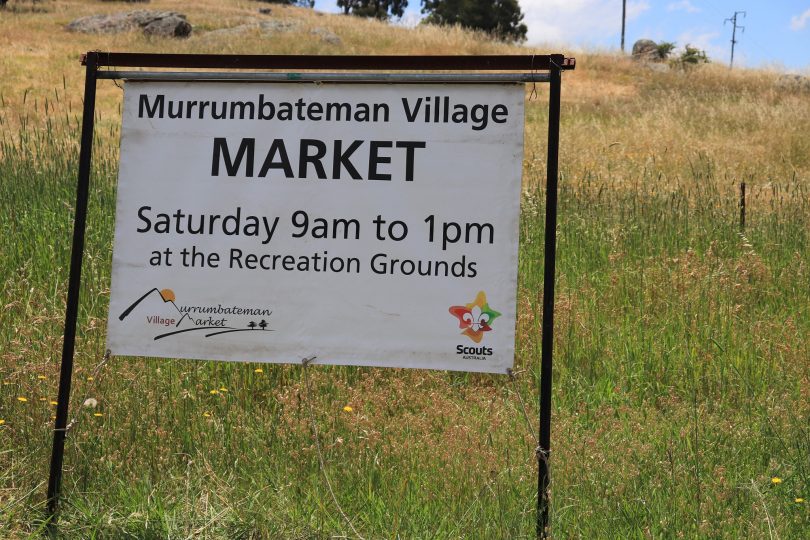 Sign for Murrumbateman Village Market