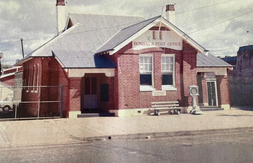 An historic photo of the old Bombala Post Office.