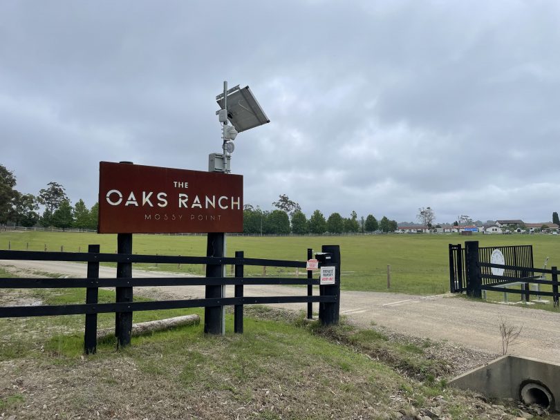 Oaks Ranch entrance 